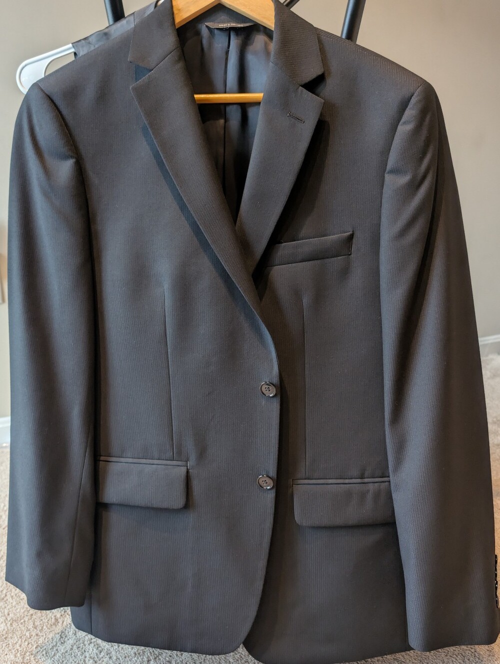 Apt 9 Men's Black Two-Button Suit Jacket